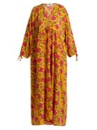 Rhode Resort Bianca V-neck Tie-detail Kaftan