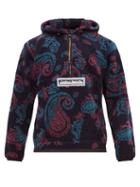 Matchesfashion.com Aries - Half Zip Paisley Fleece Jacket - Mens - Multi