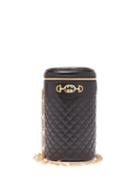 Matchesfashion.com Gucci - Trapuntata Quilted Leather Belt Bag - Womens - Black