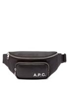 Matchesfashion.com A.p.c. - Camden Logo Print Belt Bag - Mens - Black