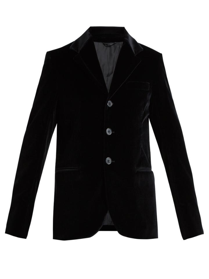Connolly Single-breasted Velvet Blazer
