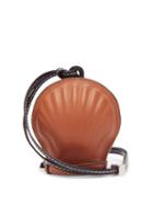 Matchesfashion.com Loewe Paula's Ibiza - Seashell Leather Necklace Bag - Mens - Brown