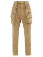 Matchesfashion.com Dsquared2 - Sharpei Cotton-twill Cargo Trousers - Mens - Beige