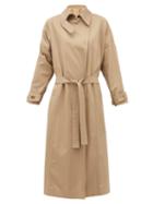 Matchesfashion.com Preen By Thornton Bregazzi - Savannah Twill Trench Coat - Womens - Beige Multi