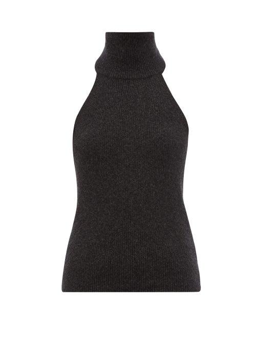Matchesfashion.com Jacquemus - Baho Ribbed Wool Blend Sweater - Womens - Grey