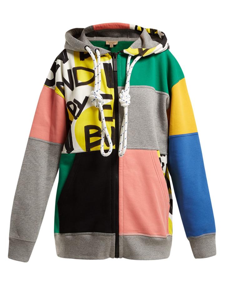 Burberry Pavna Graffiti-print Hooded Sweatshirt