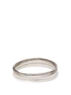 Pearls Before Swine Oxidised Sterling-silver Cuff Set