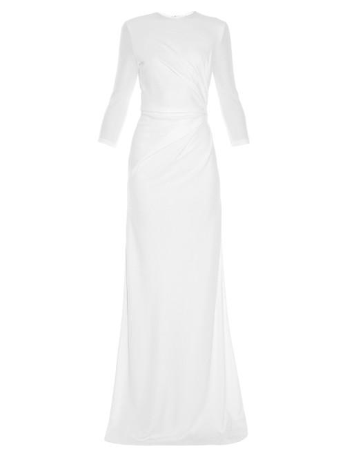 Givenchy Ruched-side Crepe-jersey Gown
