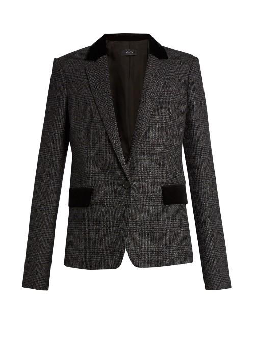 Joseph Prisca Prince Of Wales-checked Wool Blazer