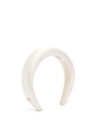 Matchesfashion.com Flapper - Odette Silk-satin Headband - Womens - White