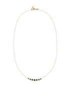 Jade Trau - Penelope Small Emerald & 18kt Gold Necklace - Womens - Yellow Gold