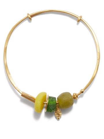 Katerina Makriyianni - Spring Breeze 24kt Gold-vermeil Bracelet - Womens - Green Gold