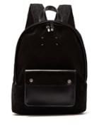Maison Margiela Corduroy And Leather Backpack