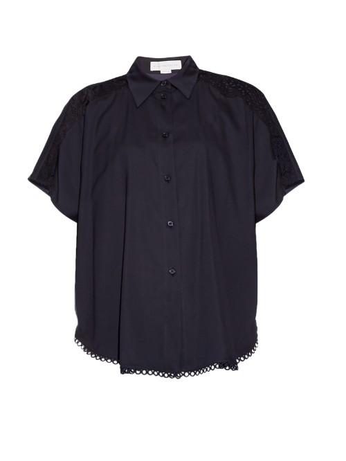 Stella Mccartney Toby Embrodiered-panel Shirt