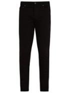 Matchesfashion.com Valentino - Skinny Stretch Cotton Twill Chino Trousers - Mens - Black
