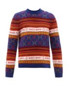 Matchesfashion.com Gucci - Gg Jacquard Wool Sweater - Mens - Multi