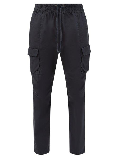 John Elliott - Cotton-sateen Cargo Trousers - Mens - Black