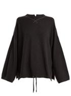 Matchesfashion.com Brunello Cucinelli - Bead Embellished Cashmere Sweater - Womens - Black