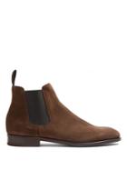 John Lobb Lawry Suede Chelsea Boots