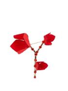 Matchesfashion.com Marni - Flower Crystal Embellished Brooch - Womens - Red