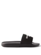 Moncler - Basile X Rubber Slides - Mens - Black White