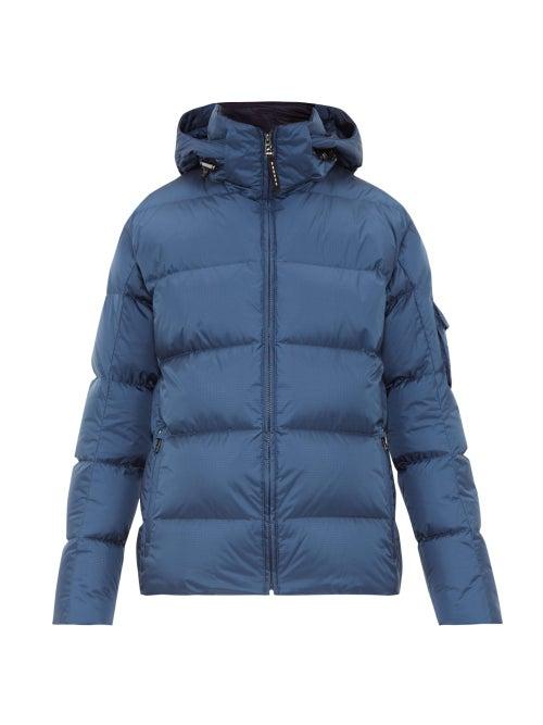 Matchesfashion.com Bogner - Hooded Quilted Down Jacket - Mens - Blue