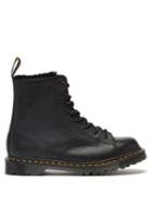 Dr. Martens - Barton Shearling-lined Leather Boots - Mens - Black