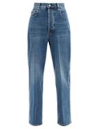 Matchesfashion.com Golden Goose - Kim Studded Cotton Straight-leg Jeans - Womens - Denim