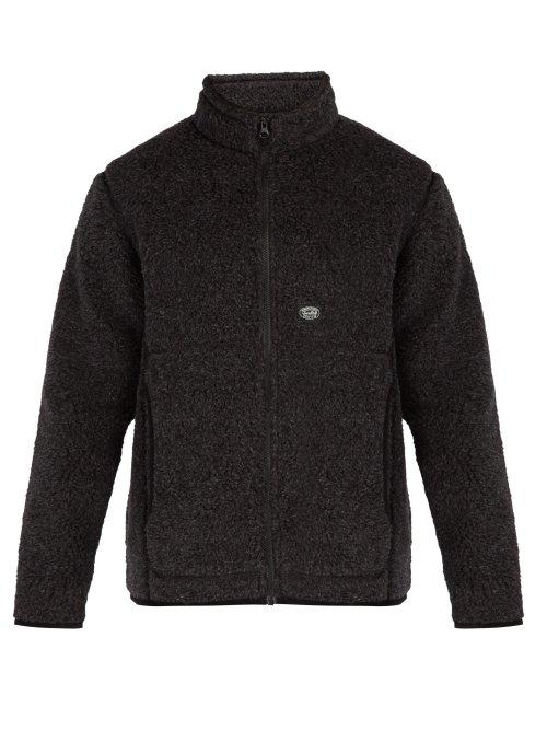 Matchesfashion.com Snow Peak - Zip Up Fleece Jacket - Mens - Black