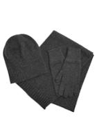Allude Hat, Scarf And Gloves Cashmere Set