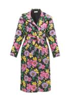 Matchesfashion.com Balenciaga - Belted Floral-print Cotton-twill Trench Coat - Womens - Multi