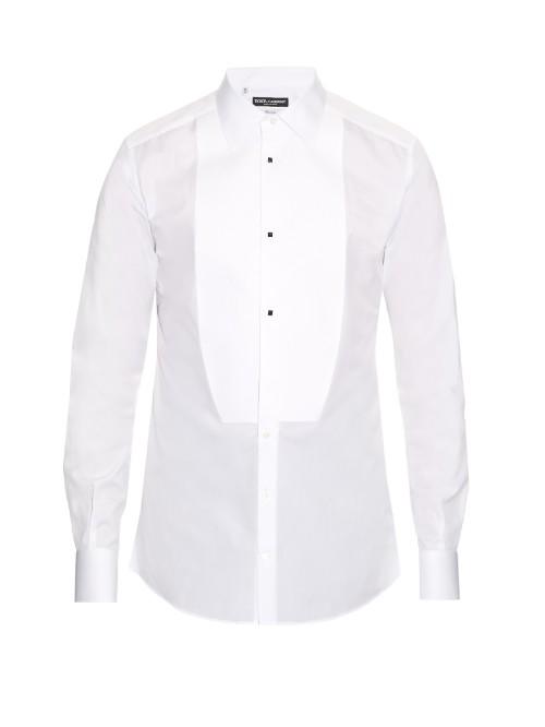 Dolce & Gabbana Gold-fit Single-cuff Cotton Dinner Shirt
