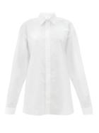 Matchesfashion.com Vetements - Oversized Cotton-poplin Shirt - Womens - White