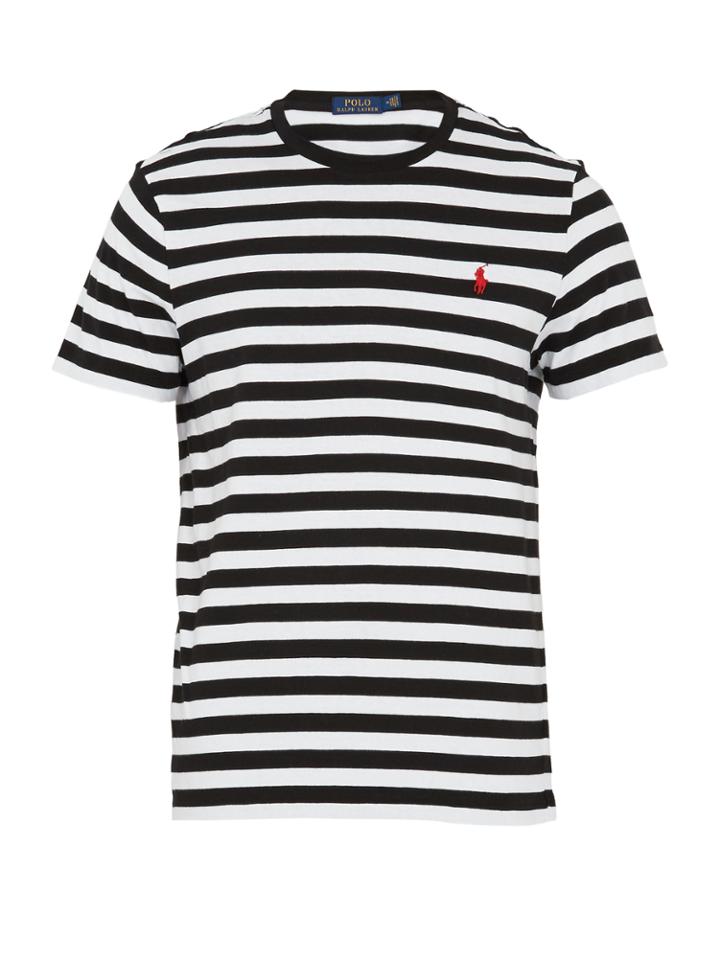 Polo Ralph Lauren Striped Crew-neck Cotton T-shirt