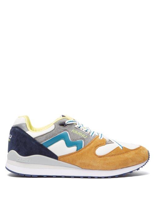 Matchesfashion.com Karhu - Synchron Suede Trainers - Mens - Brown Multi