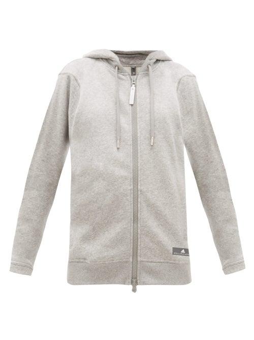 Matchesfashion.com Adidas By Stella Mccartney - Performance Essentials Cotton Blend Sweatshirt - Womens - Grey