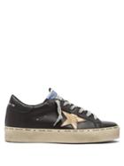 Matchesfashion.com Golden Goose Deluxe Brand - Hi Star Exaggerated Sole Leather Trainers - Womens - Black Gold