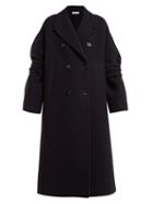 Matchesfashion.com Jil Sander - Fidenza Wool And Cashmere Blend Coat - Womens - Dark Blue