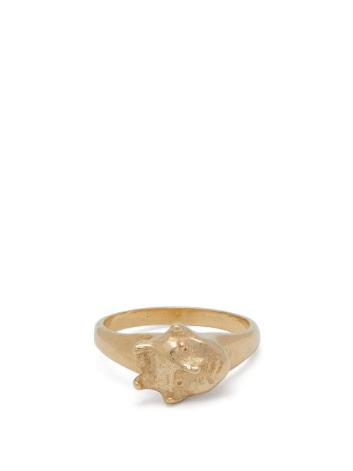 Matchesfashion.com Georgia Kemball - Goblin Gold Ring - Mens - Gold