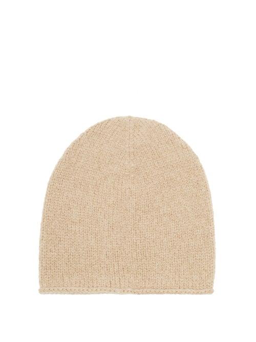 Matchesfashion.com Lauren Manoogian - Crown Alpaca Beanie - Womens - Beige