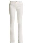 Matchesfashion.com M.i.h Jeans - Marrakesh High Rise Kick Flare Jeans - Womens - White