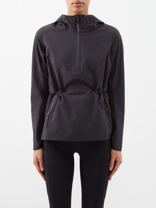 Lululemon - Waterproof Hooded Half-zip Jacket - Womens - Black