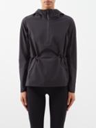 Lululemon - Waterproof Hooded Half-zip Jacket - Womens - Black