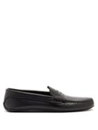 Mens Shoes Quoddy - Leather Penny Loafers - Mens - Black