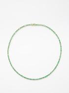 Ileana Makri - Rivulet Spread Emerald & 18kt Gold Necklace - Womens - Green Gold