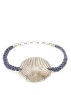 Matchesfashion.com Rebecca De Ravenel - Ariel Shell Belt - Womens - Silver
