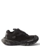 Balenciaga - Track.3 Mesh And Faux-leather Trainers - Womens - Black White