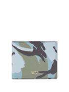Tom Ford - T Line Camouflage-print Leather Bi-fold Wallet - Mens - Multi