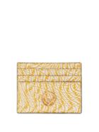 Fendi - Ff Vertigo Leather Cardholder - Womens - Yellow White