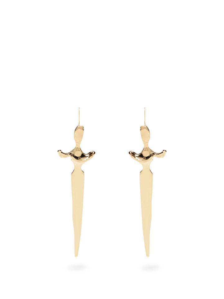Valentino Sword-drop Earrings